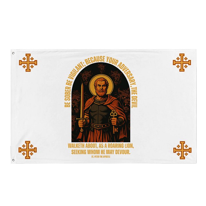 Saint Peter Design Flag product image (1)