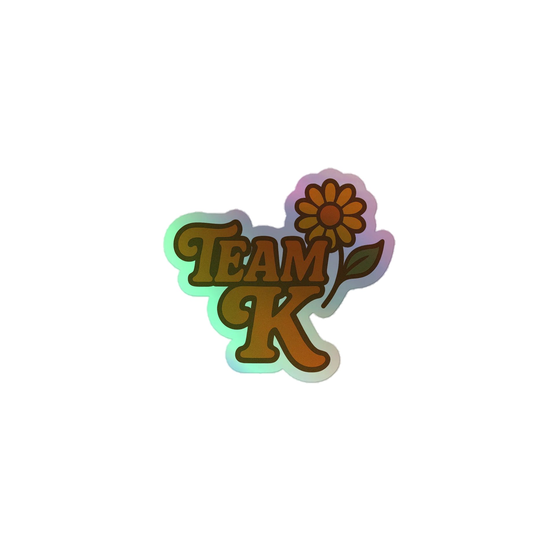 Team K 1970's HOLOGRAPHIC" STICKERS product image (1)