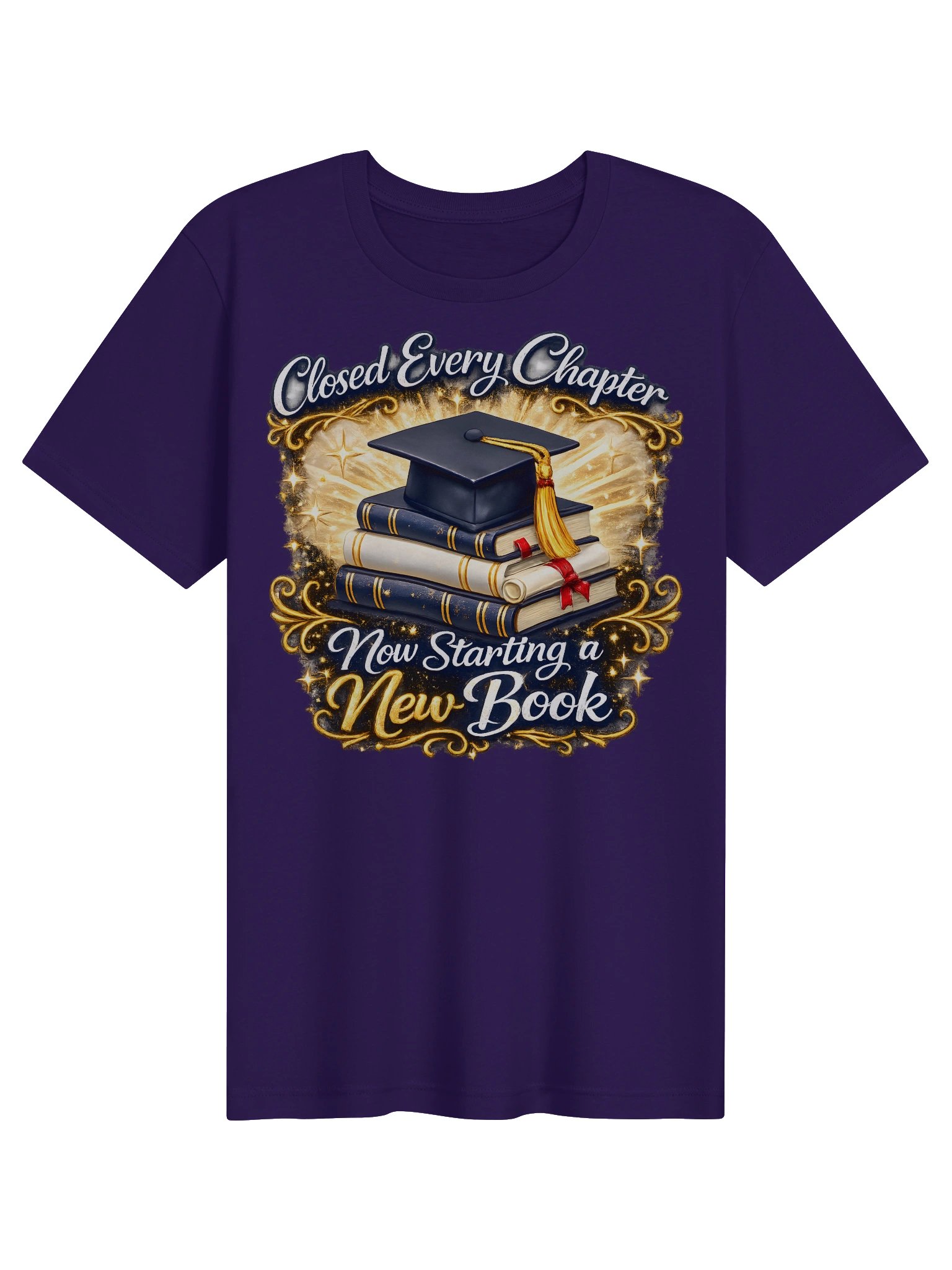 Closed Every Chapter Now Starting a New Book — Bella+Canvas Unisex Tee product image (1)