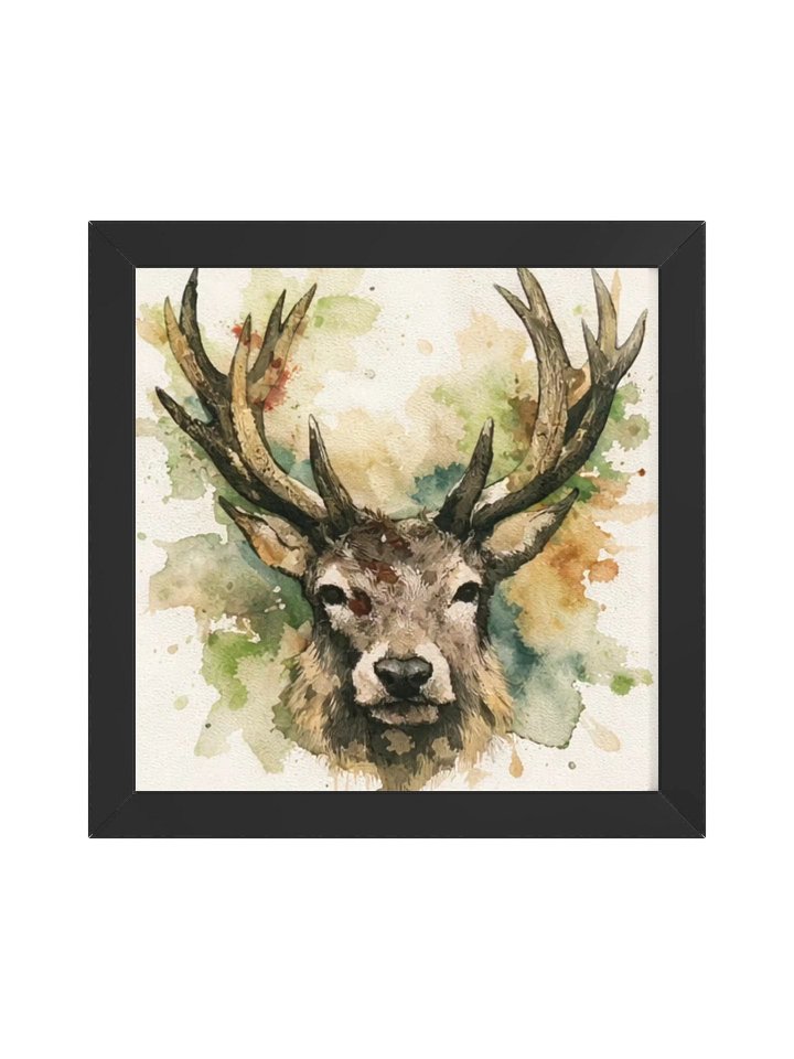 Gentle Forest Spirit – Watercolor Harmony Vibrant Eco-Friendly Matte Poster product image (1)