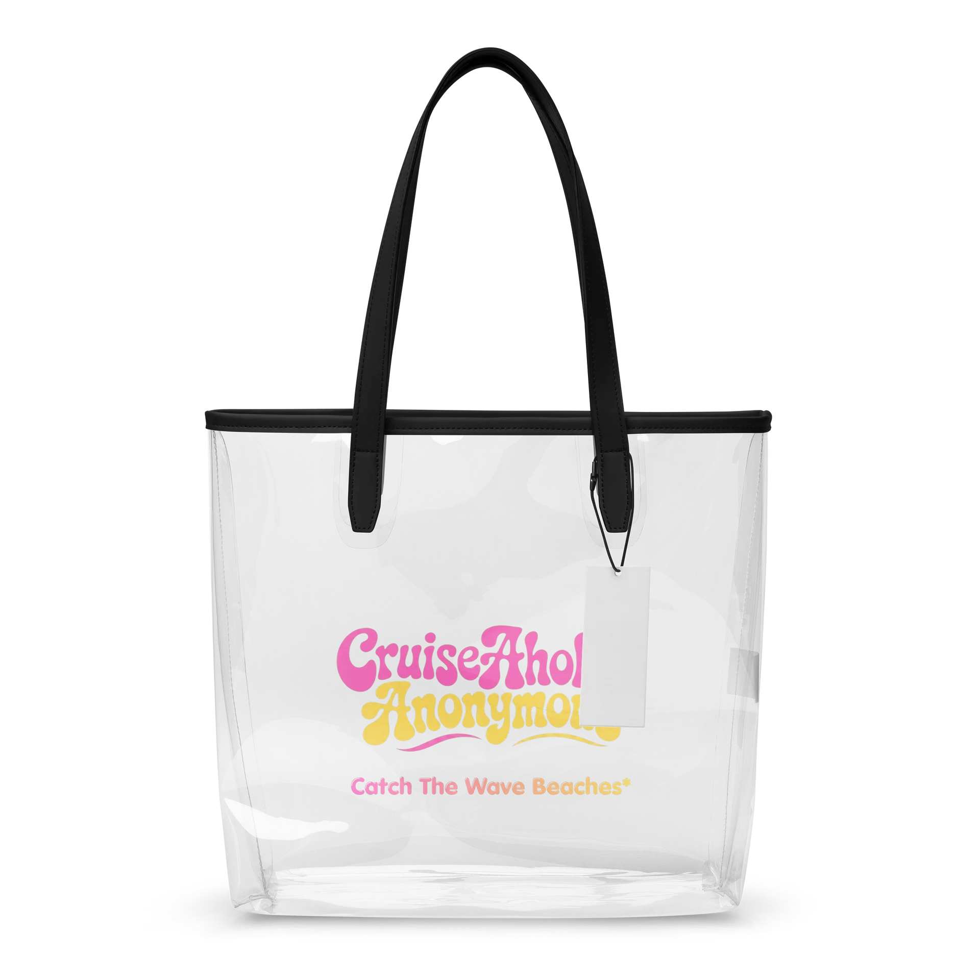 Catch The Wave Beaches* Pink Lemonade Clear Tote product image (1)
