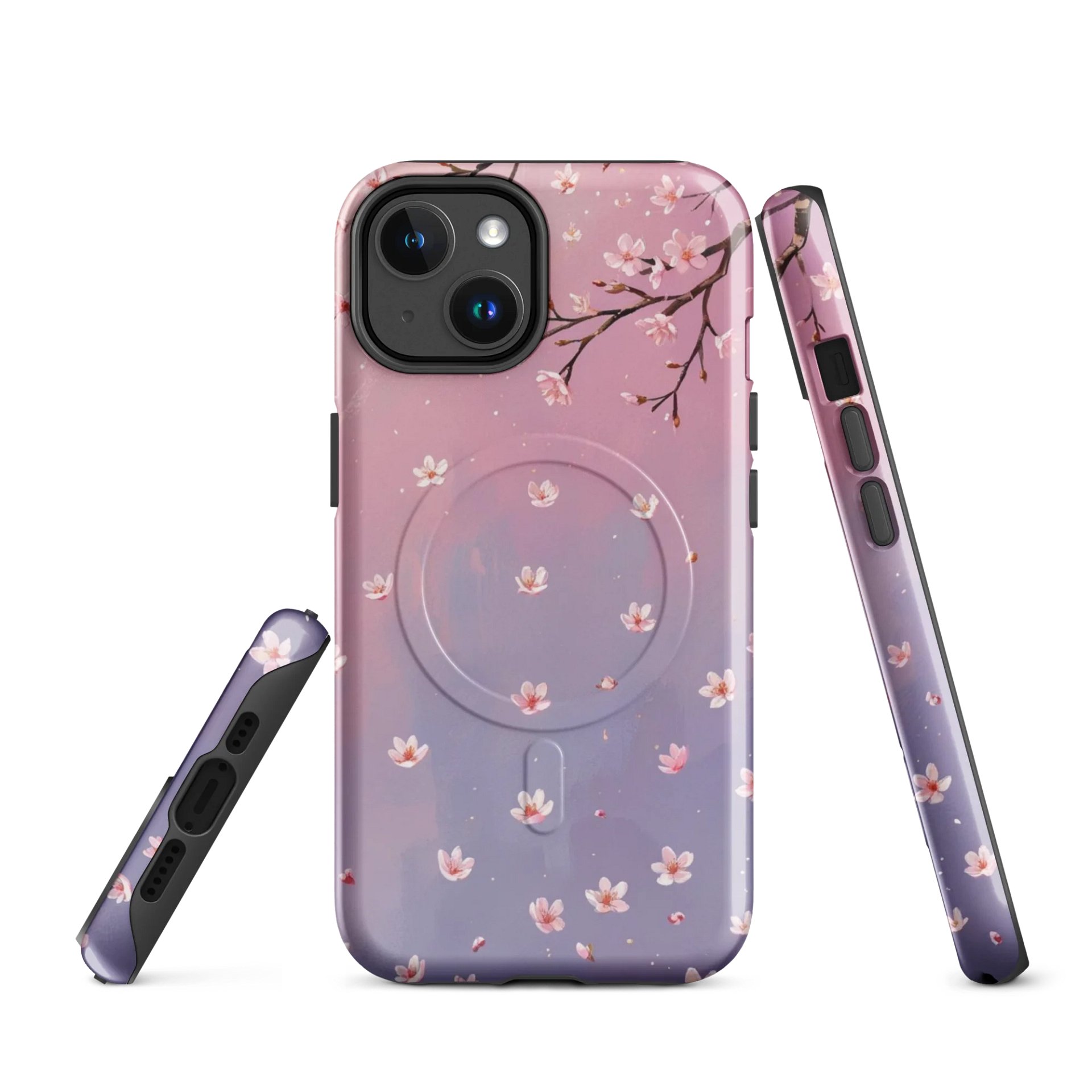 Dreamy Cherry Blossoms Tough Magnetic MagSafe® iPhone® 14, 15, 16, 17, Pro, Pro Max, Plus Cases. product image (1)