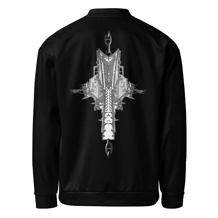 Mirrored Foss Tug & Barge Bridal Chain – Classic Marine Workwear | Twin Anchor Apparel - Bomber Jacket product image (1)