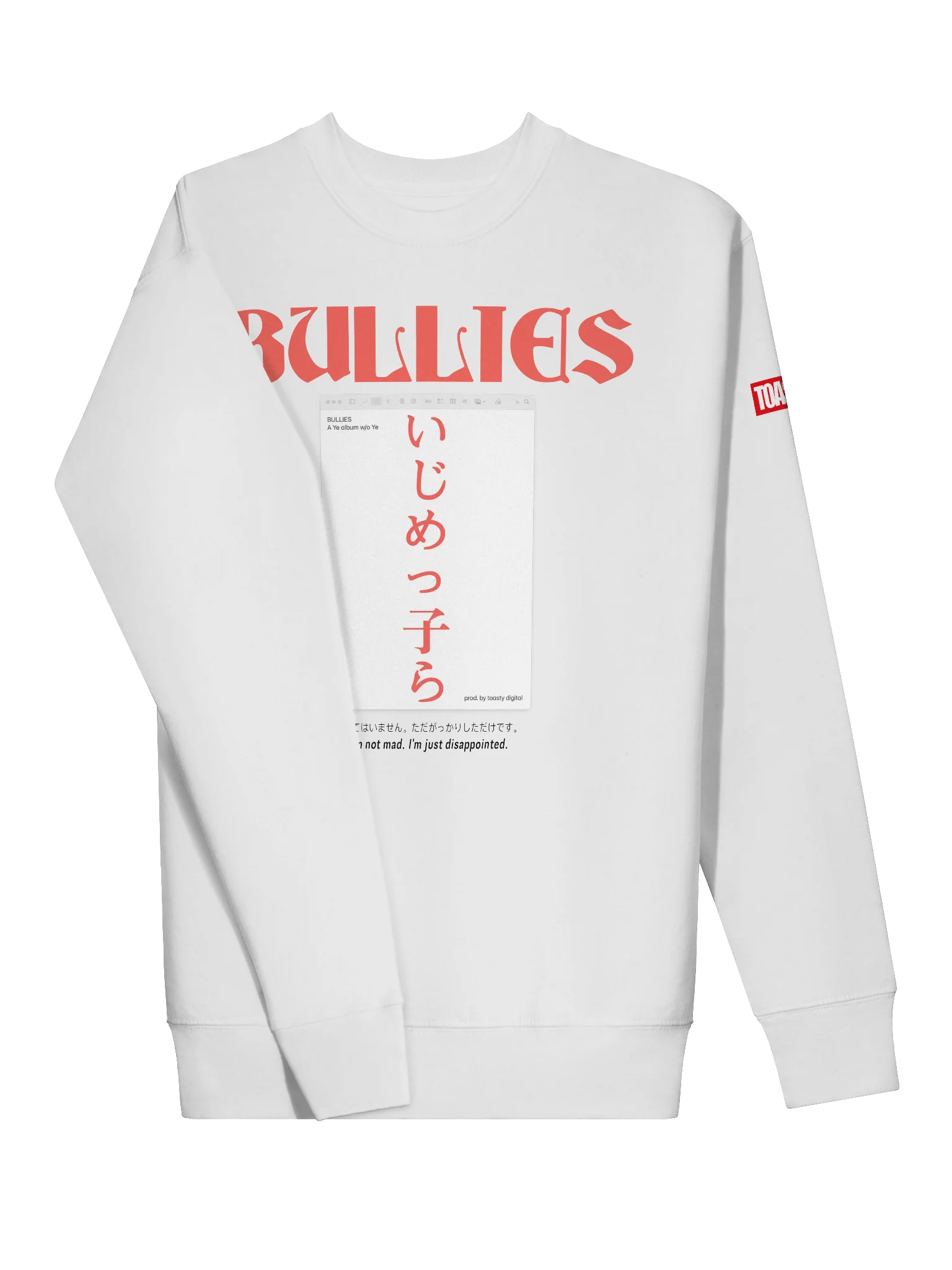 BULLIES WHITE CREWNECK product image (3)
