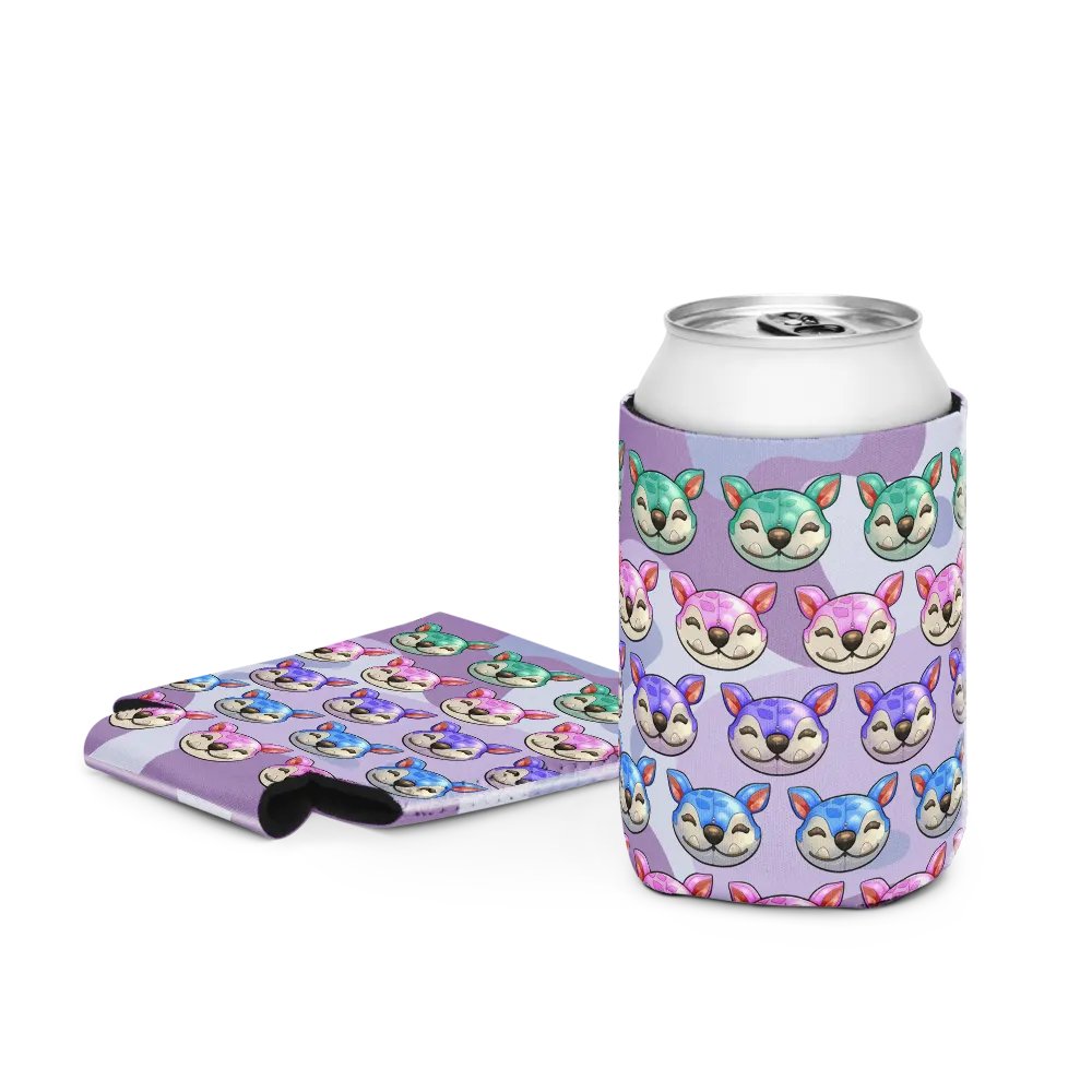 Cheerful Chapaa Faces Can Cooler product image (4)