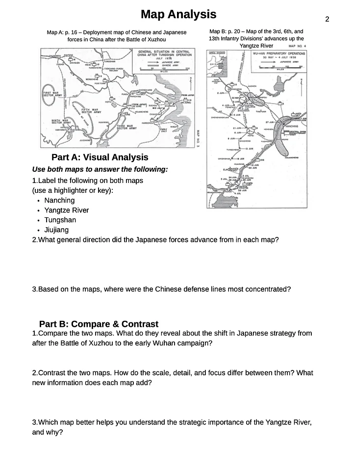 The Battle of Wuhan History Lesson Plan product image (2)