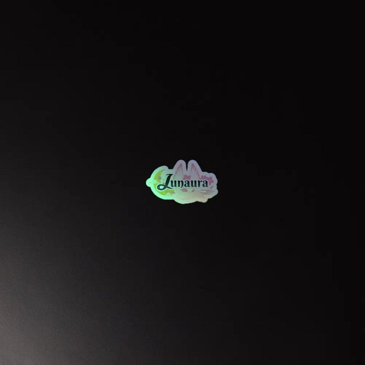 Lunaura Logo Holographic Sticker product image (4)