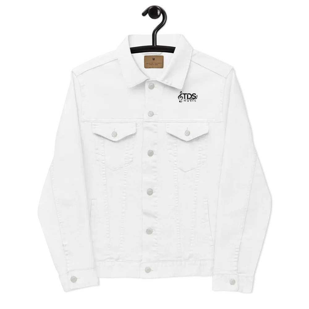 TDS Music Unisex Denim Jacket with Minimalist Mountain Design product image (9)