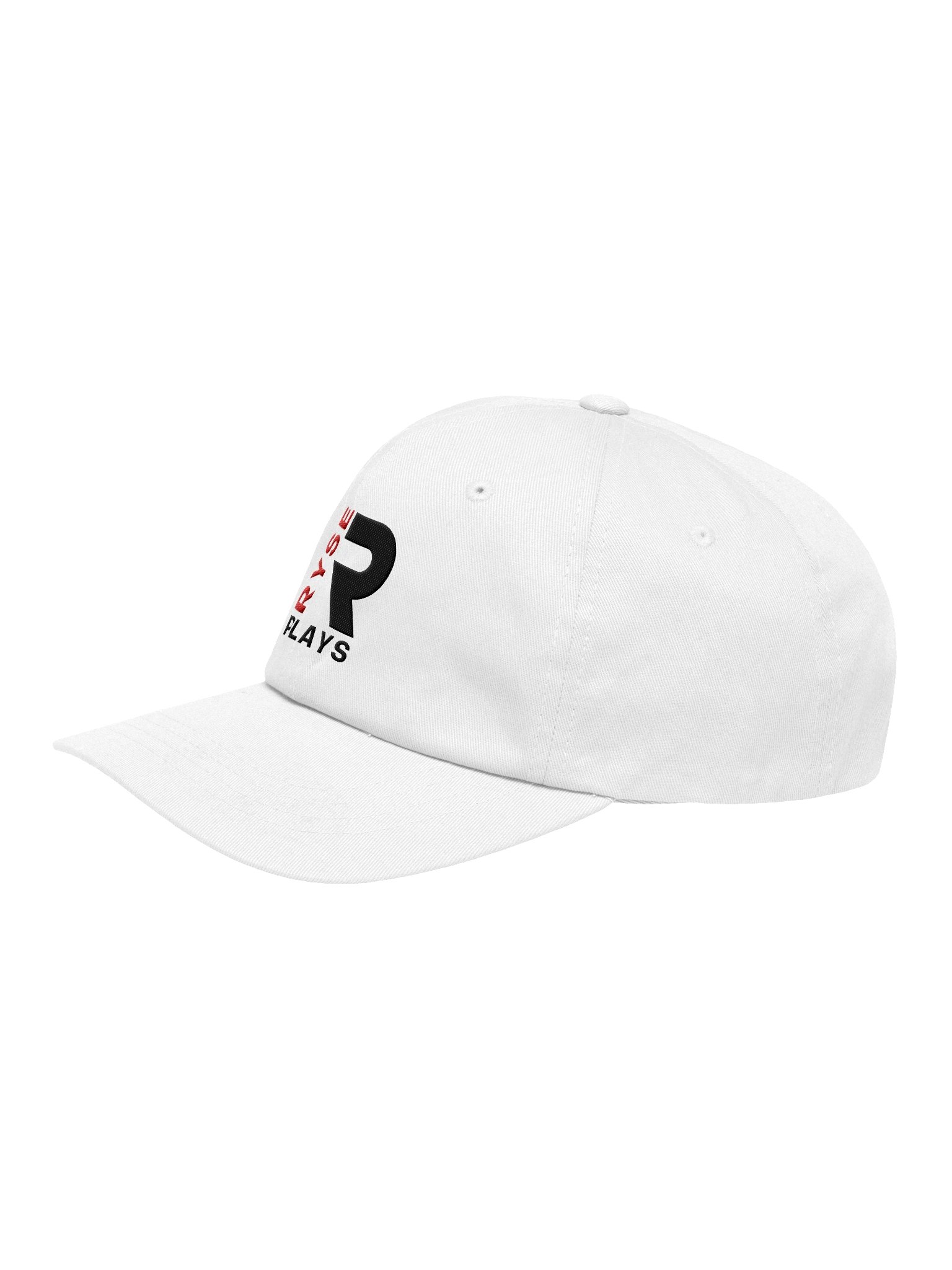 Ryse Plays Cap (black & red logo) product image (3)