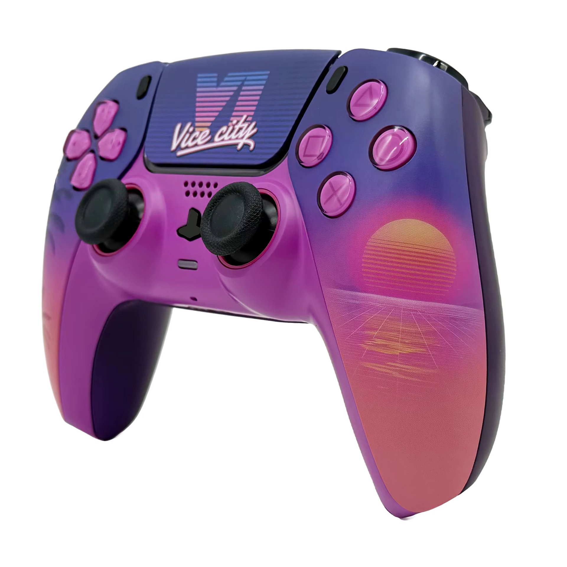Vice City Inspired PS5 Controller Shell product image (6)