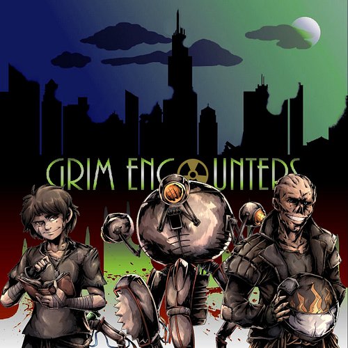 Come listen to Grim Encounters Season 4 a campy sci-fi actual play which is set in the post-apocalyptic world of Chi-Ka-Ga. T...