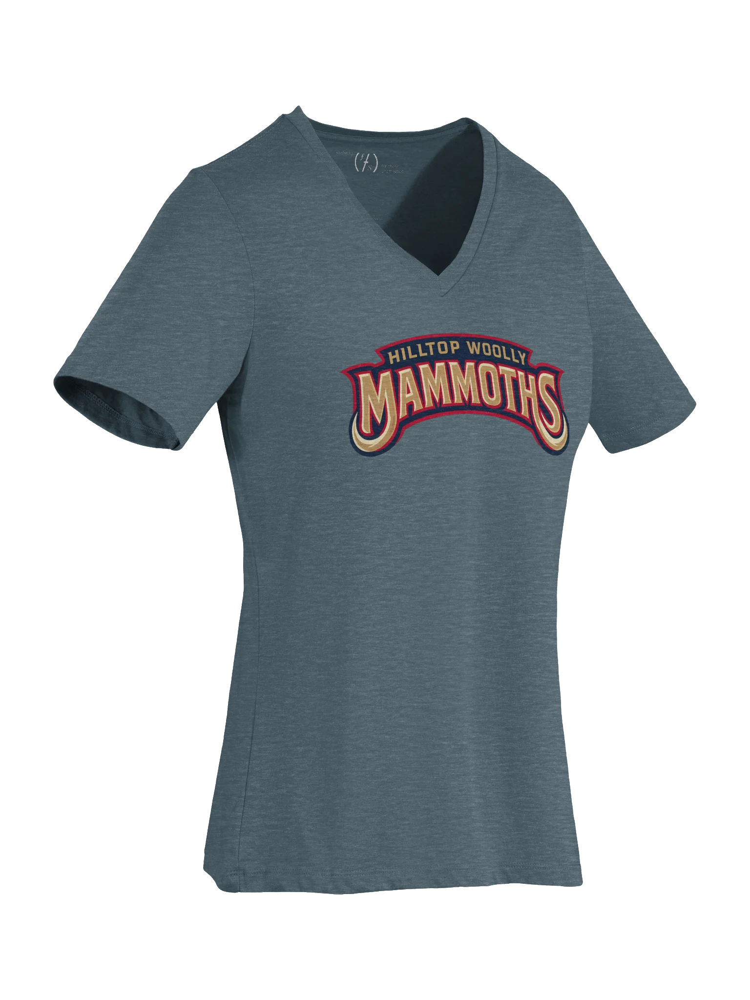 Hilltop Woolly Mammoths (Woolly’s) Women's V-Neck T-Shirt product image (8)