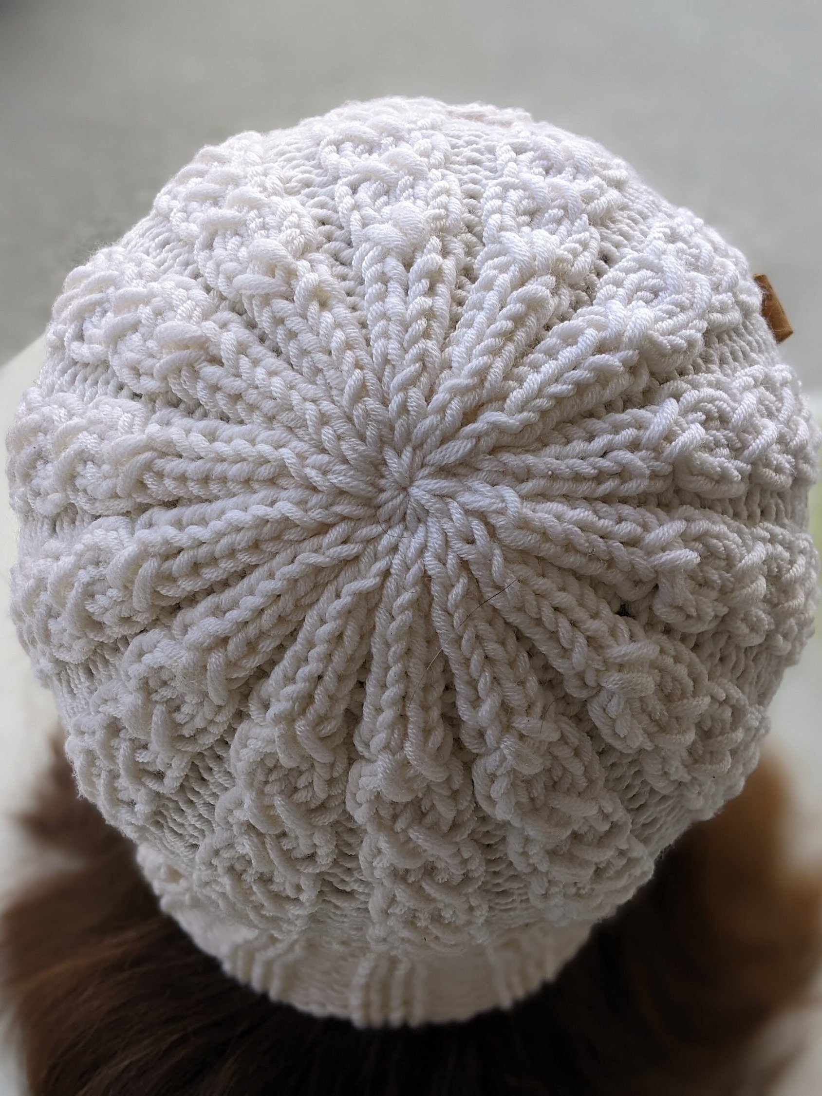 Knit Lunar Cable Hat Pattern product image (8)