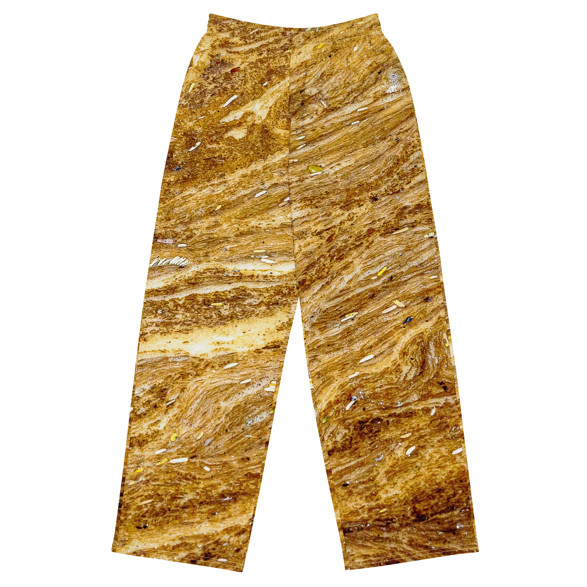 Golden Strata Unisex All-Over Print Canyon Sediment Wide-Leg Pants product image (1)