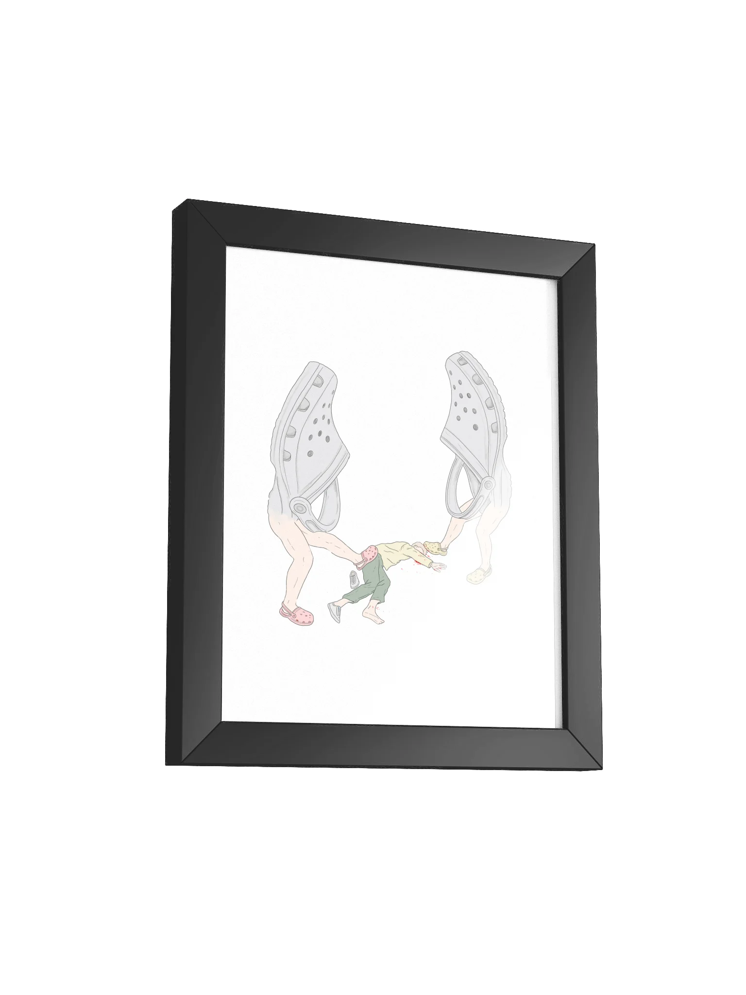 Get croc'd framed print product image (5)