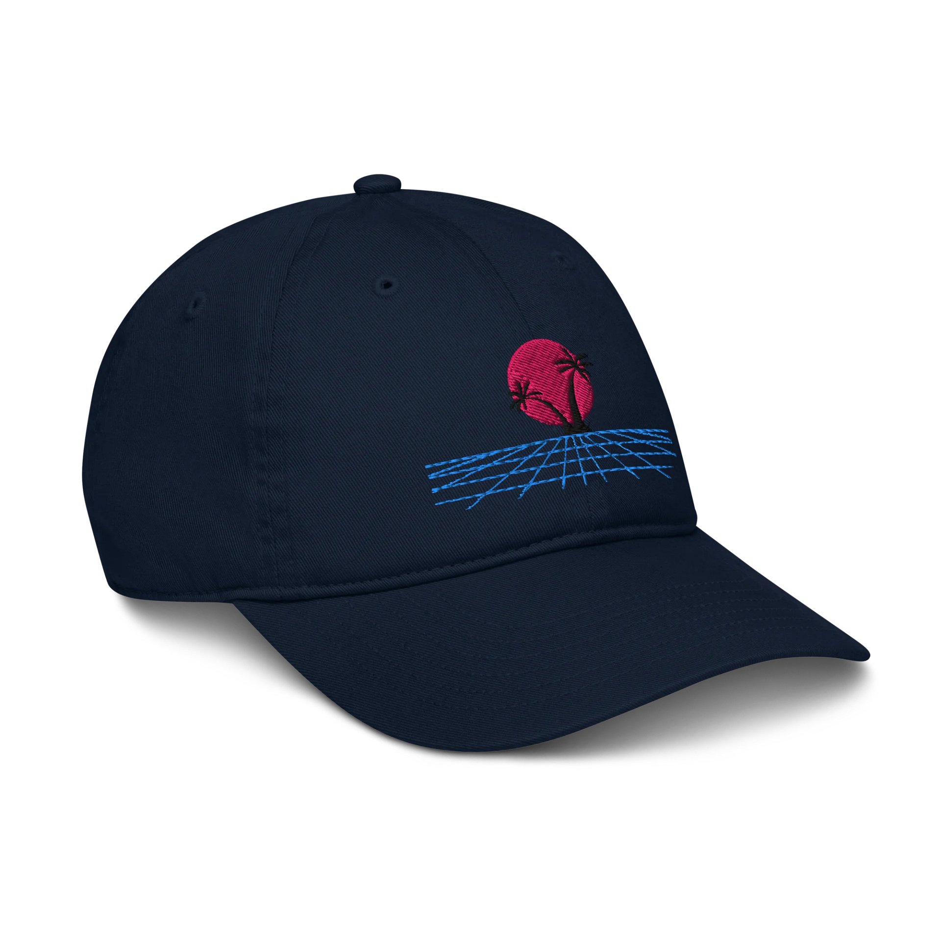 Retro Sunset Palm Dad Hat product image (6)