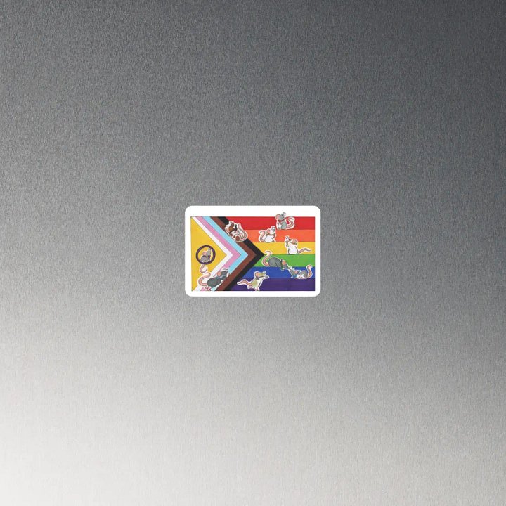 Pride Rats Magnet product image (2)