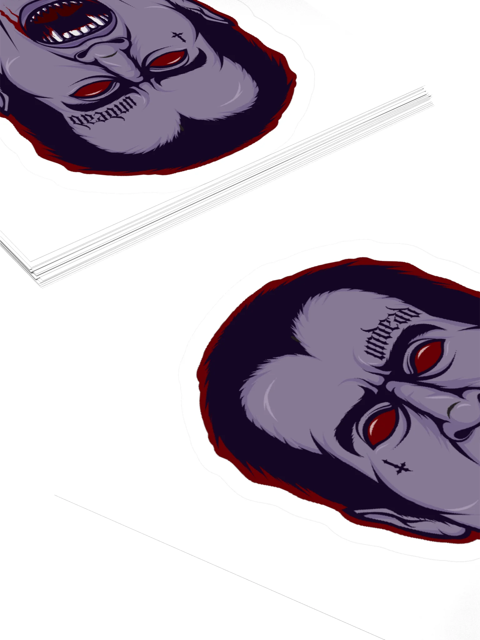 Undead Kiss Cut Stickers (indoor) product image (11)