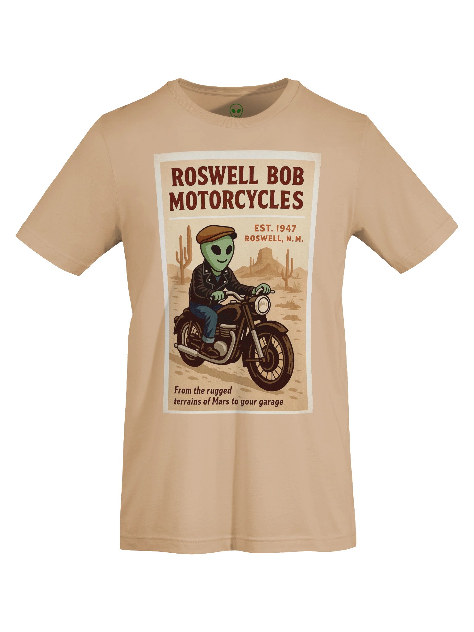 Roswell Bob Motorcycles T-Shirt product image (7)