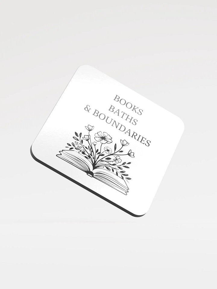 Books Baths and Boundaries Coaster product image (1)