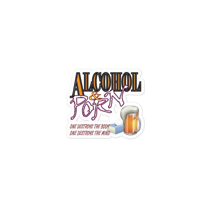 Alcohol & Porn - Die-Cut Magnets product image (1)
