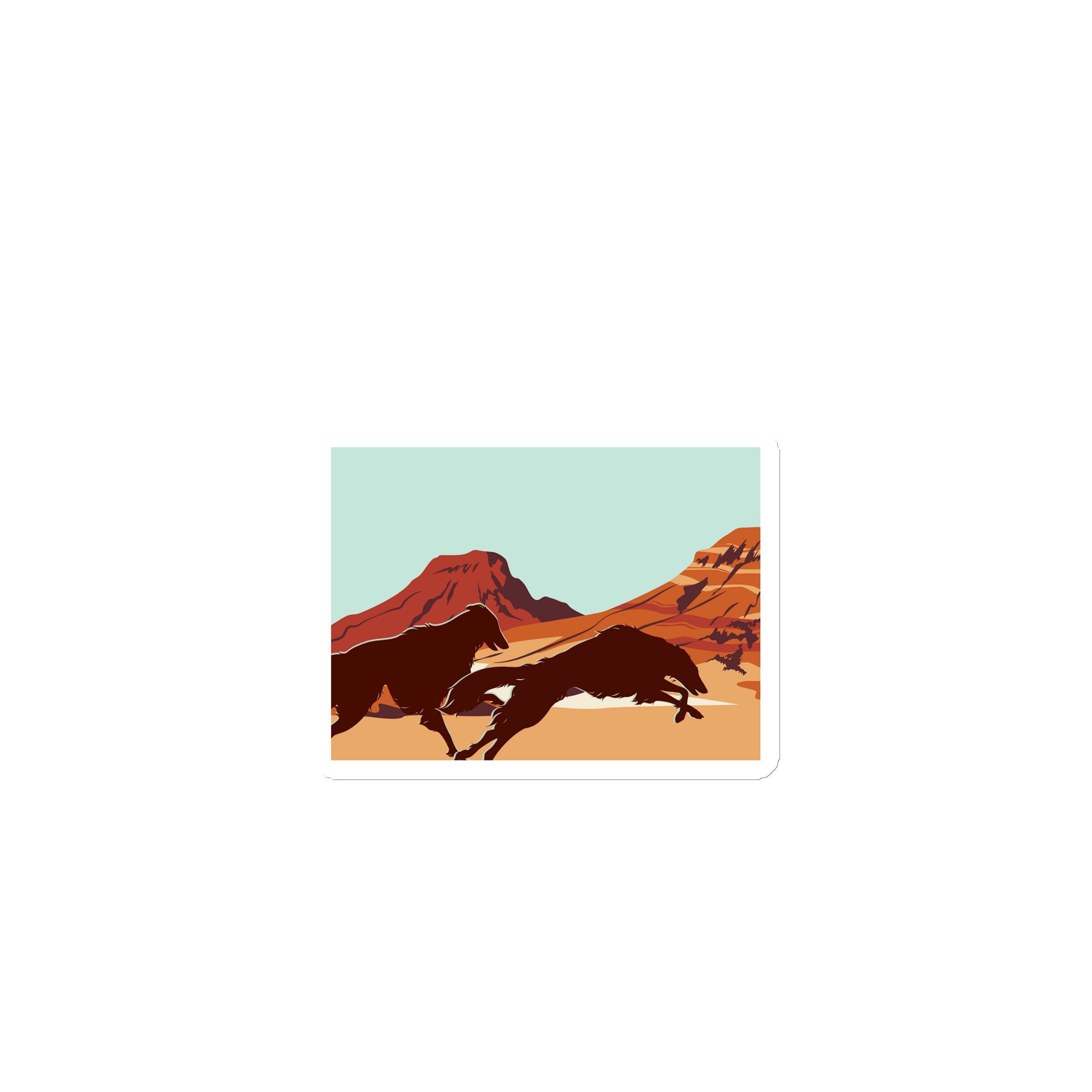 Silhouette Series: Open Field - Magnet product image (1)