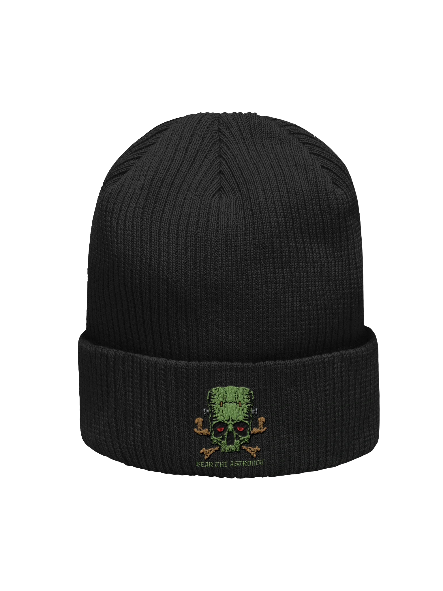 Bear the Astronot Frankenstein Skull Beanie merchandise