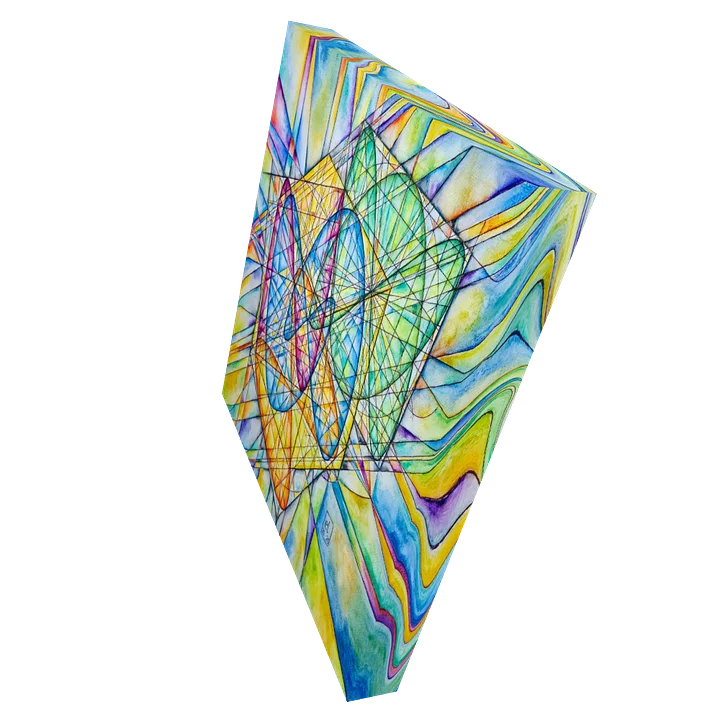 Lissajous Trilogy - Geometrical Art Canvas Print product image (2)