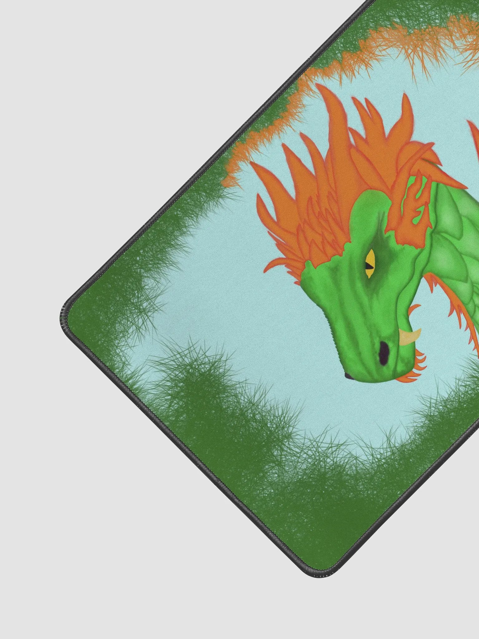 Flame Dragon Desk Mat product image (2)
