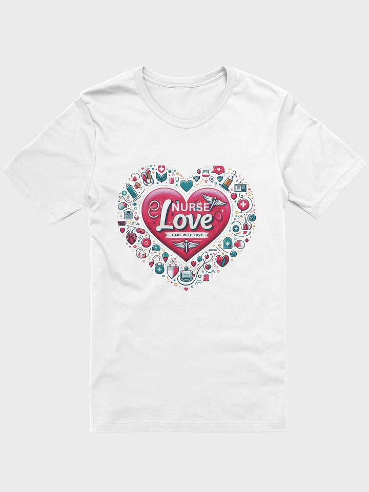 Nurse Love Heart Medical T-Shirt product image (8)