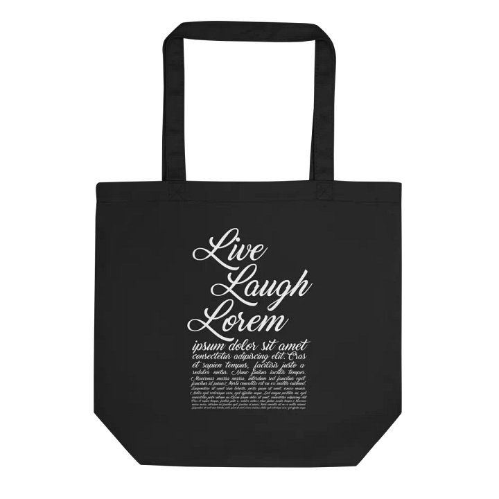 Live Laugh Lorem Ipsum Tote Bag product image (1)