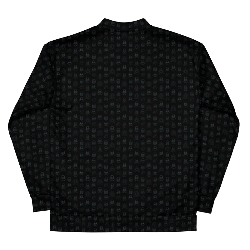 Seven Icons of Synthesis Bomber Jacket - (7 Synth Legends) CARBON product image (6)