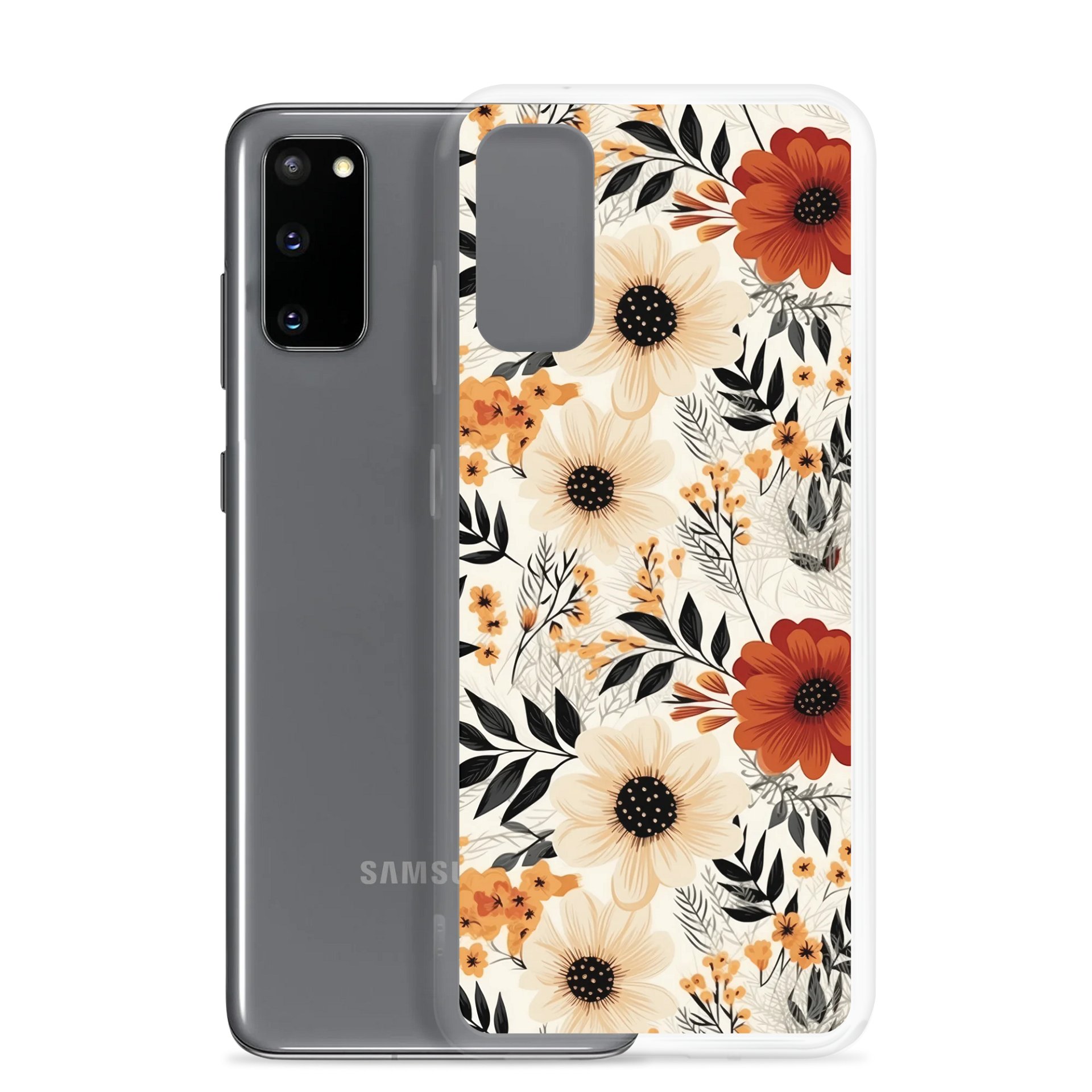 Boho Chic Clear Samsung® S20 S21, S22, S23, S24, S25, Plus, Ultra Cases. product image (2)