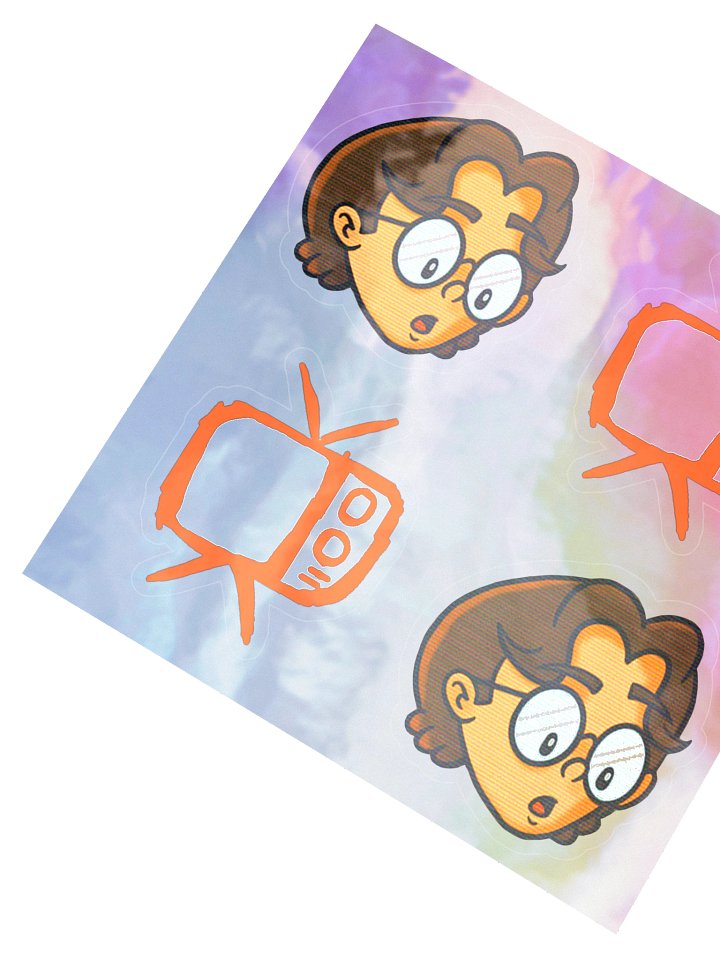"A Twisted Sitcom" Sticker Sheet product image (2)