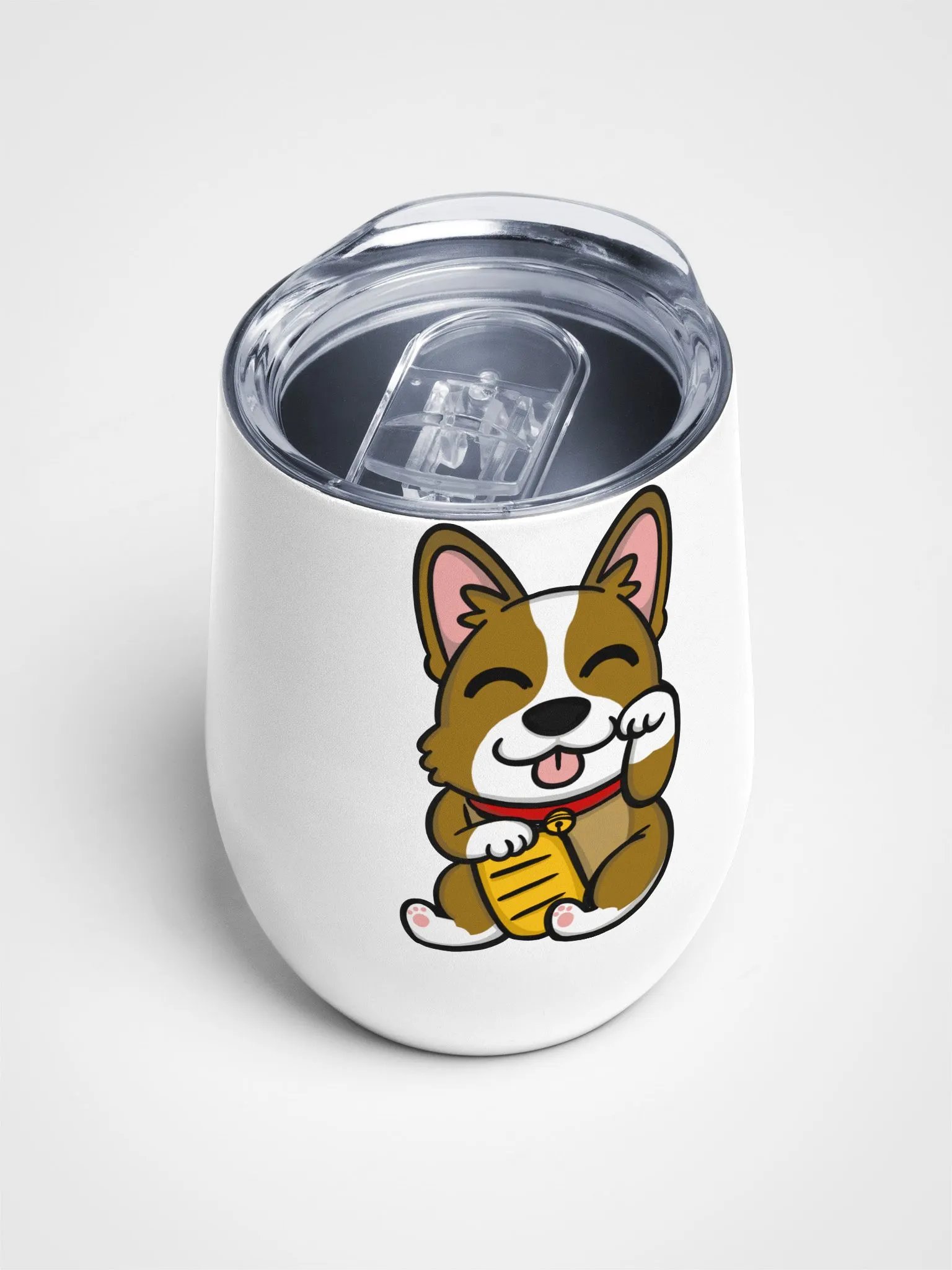 Lucky Corgi Wine Tumbler product image (4)