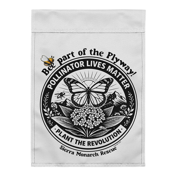 Pollinator Lives Matter Garden Flag product image (2)