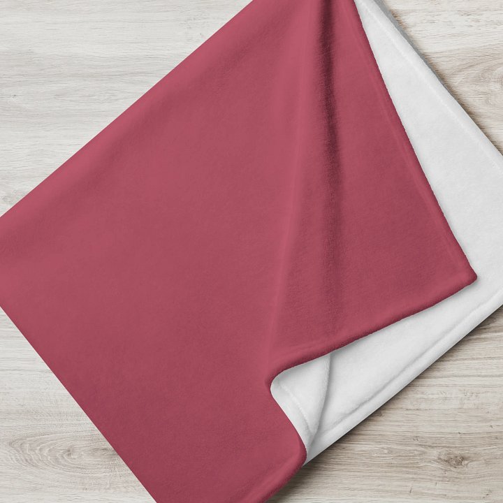 Crimson Comfort Throw Blanket product image (2)