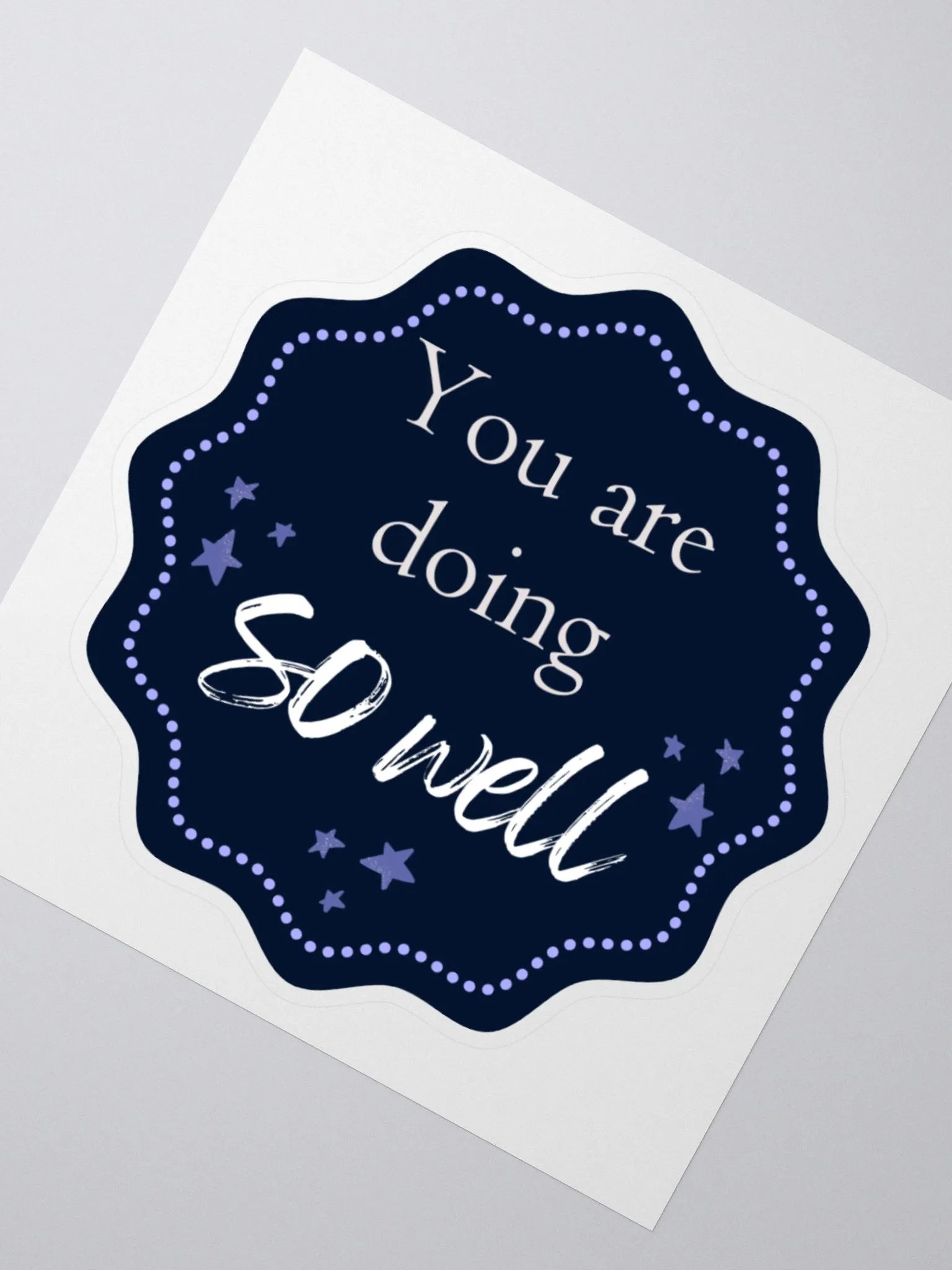 Doing so well -sticker product image (2)