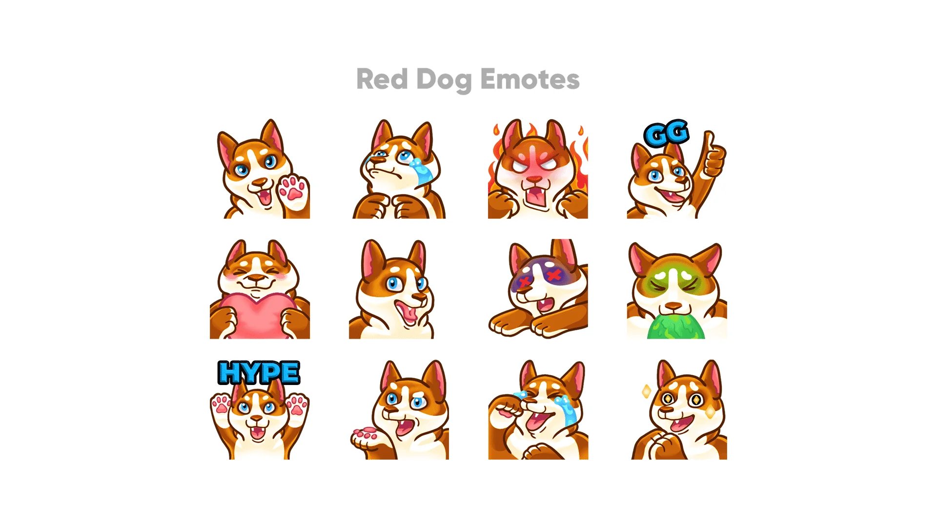 Dog Emotes 12-Pack product image (4)