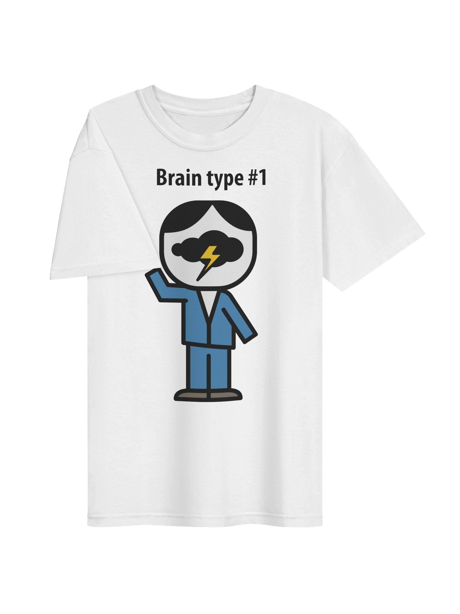 Brain type #1 t-shirt product image (3)