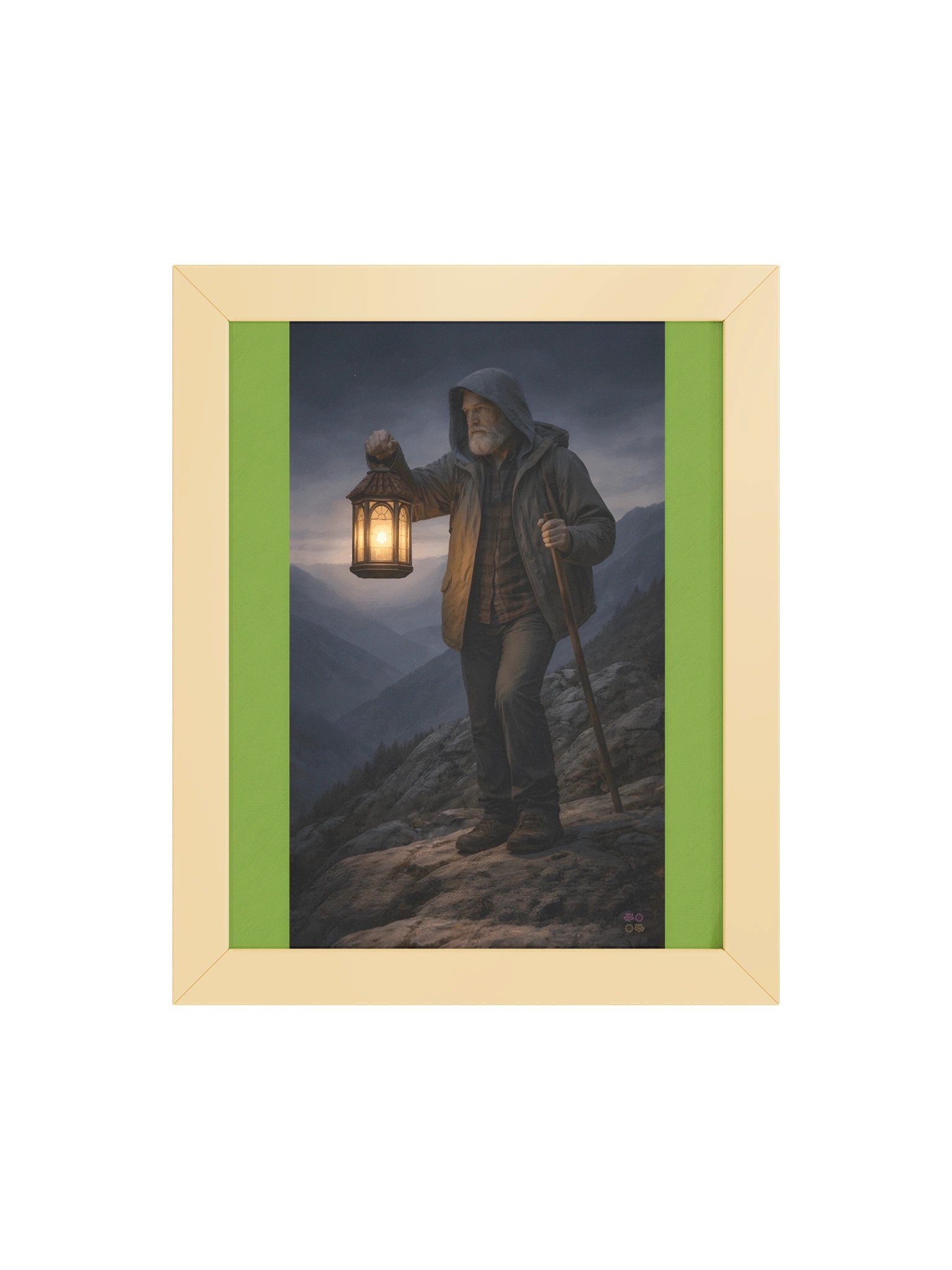 9 The Hermit Tarot Art Framed Poster product image (4)
