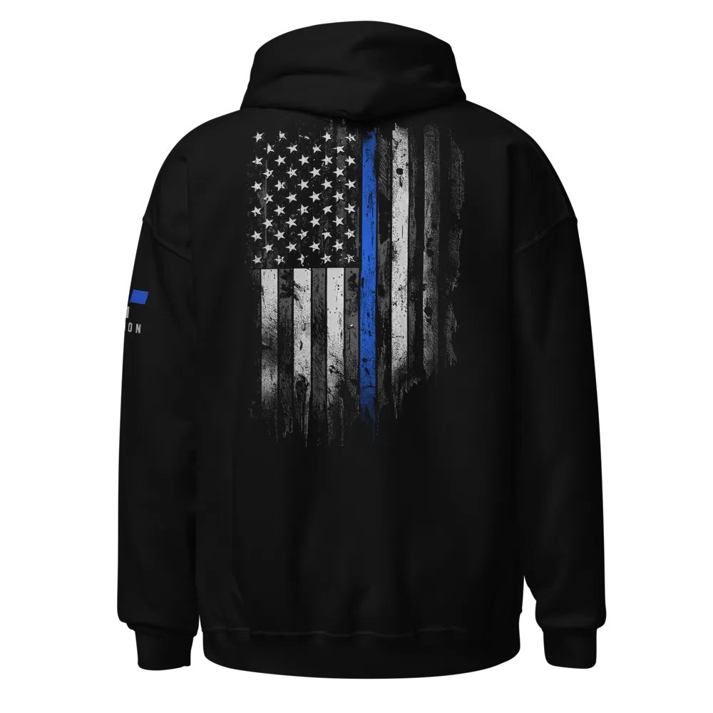 Thin Blue Line Flag 3.0 Hoodie product image (1)