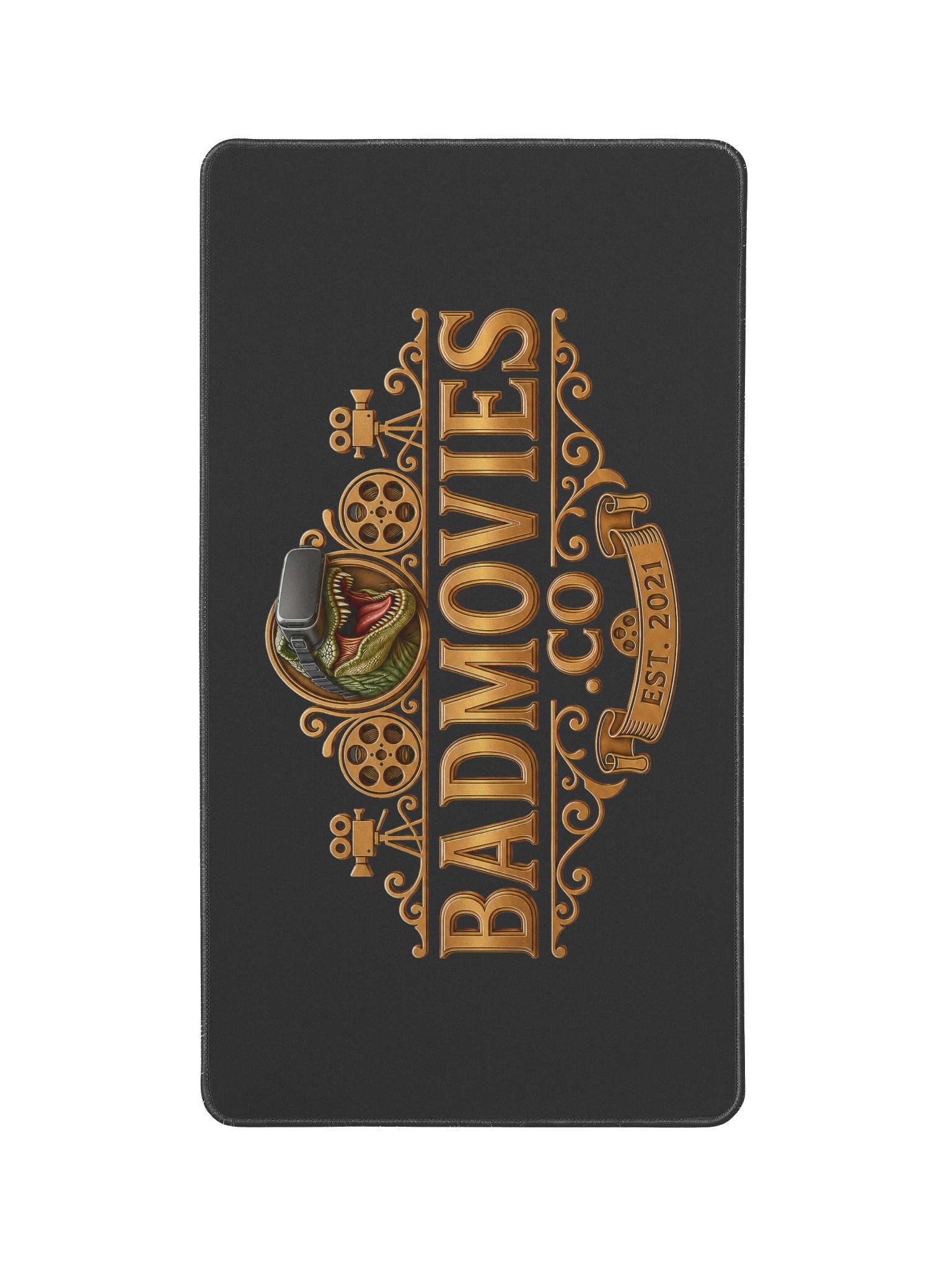 BadMovies.co Ornate Logo Desk Mat product image (1)