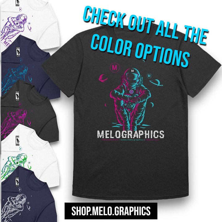 #MeloCrew Vibes: Purple - Basic T-Shirt | #MadeByMELO product image (6)