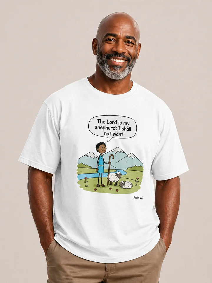 Psalm 23 Shepherd Men's T-Shirt product image (1)