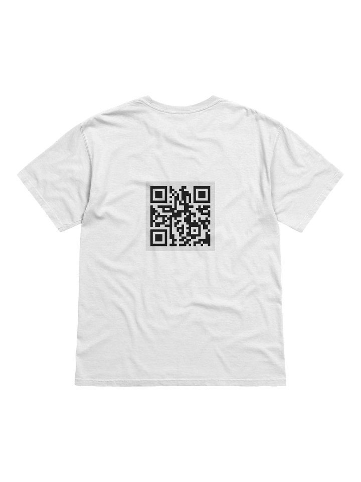 The Comedian Tee – Follow Me QR Code (wht) product image (2)