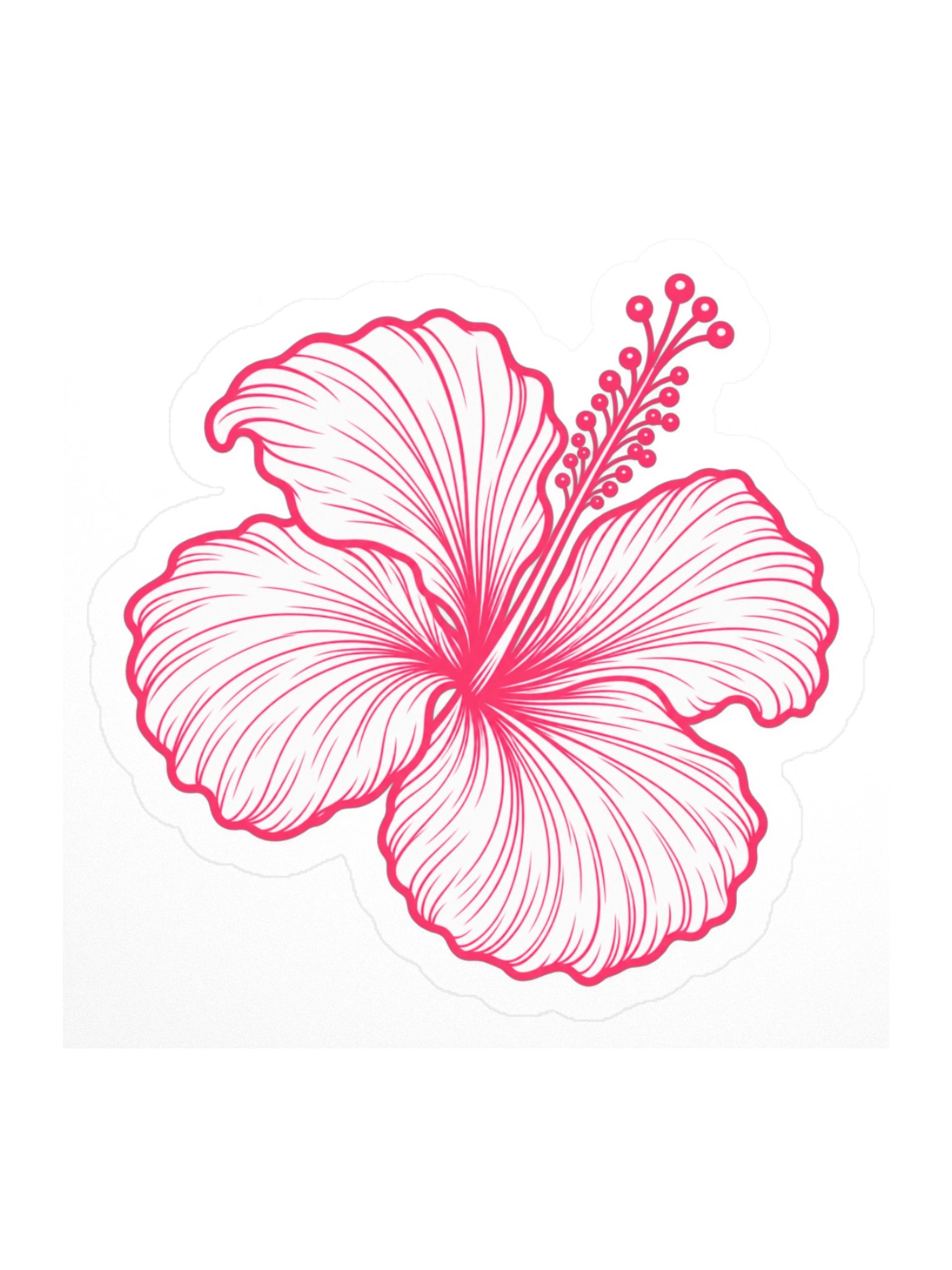 LL Social Co. Hibiscus Sticker product image (2)