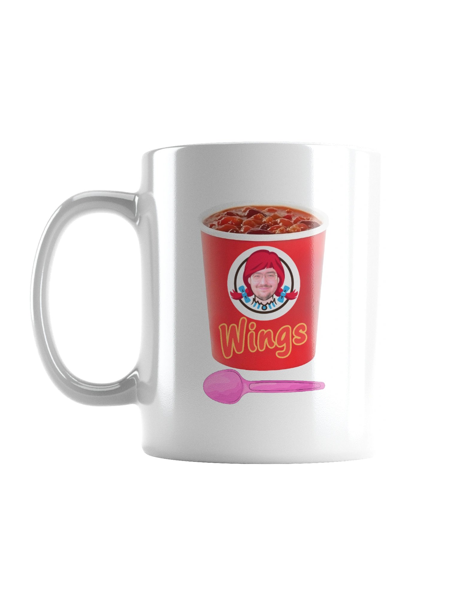 [WOR Shop] Wings Chili Cup - White Ceramic Mug product image (1)