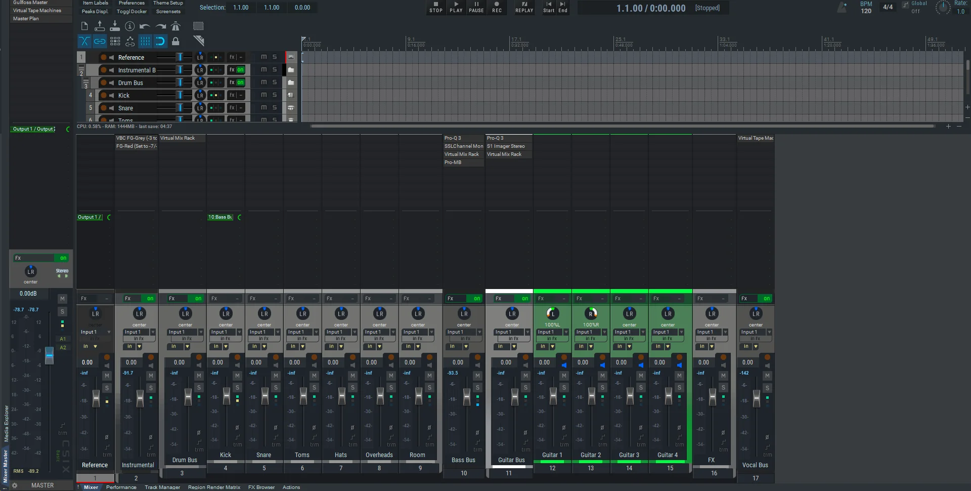 IVN Reaper Mixing/Recording Template product image (2)