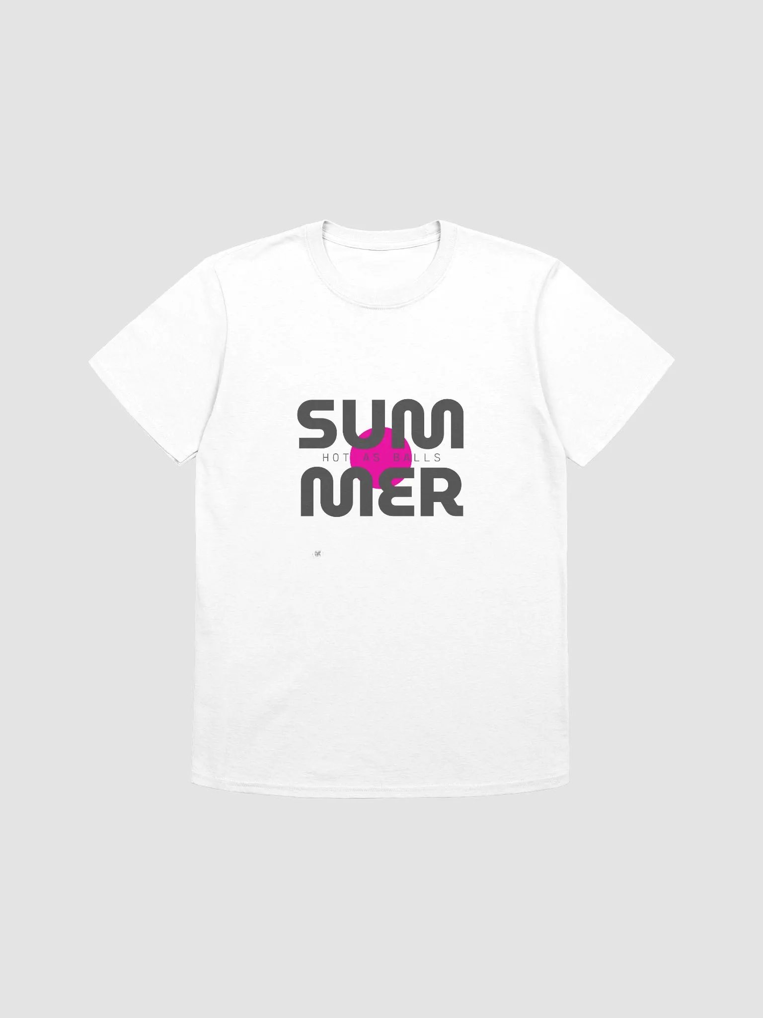 Summer Hot as Balls Graphic Tee – Bold Minimalist Heatwave Statement Shirt product image (1)